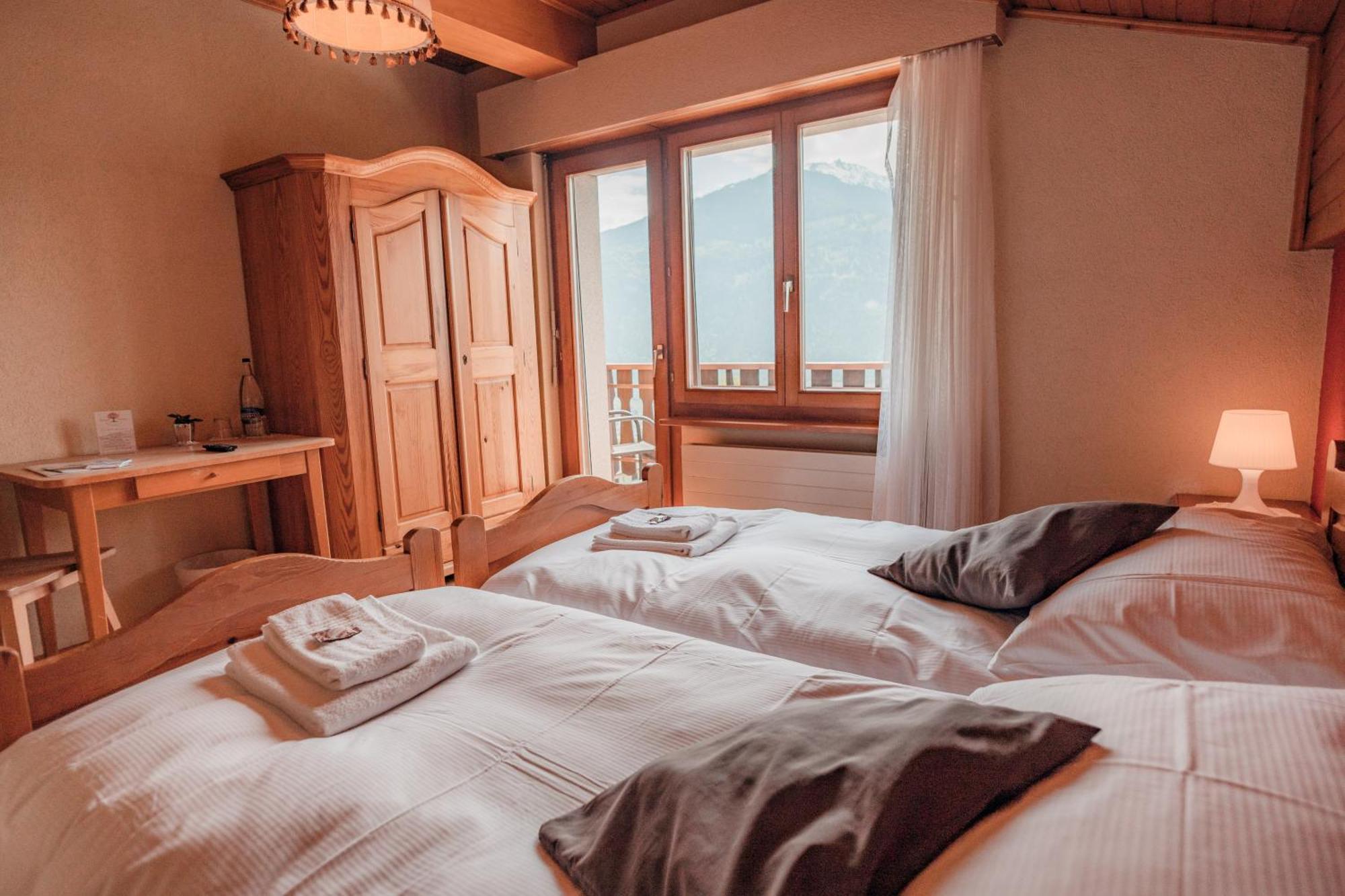 Отель Relais Fleuri Chermignon-d'en Bas Экстерьер фото